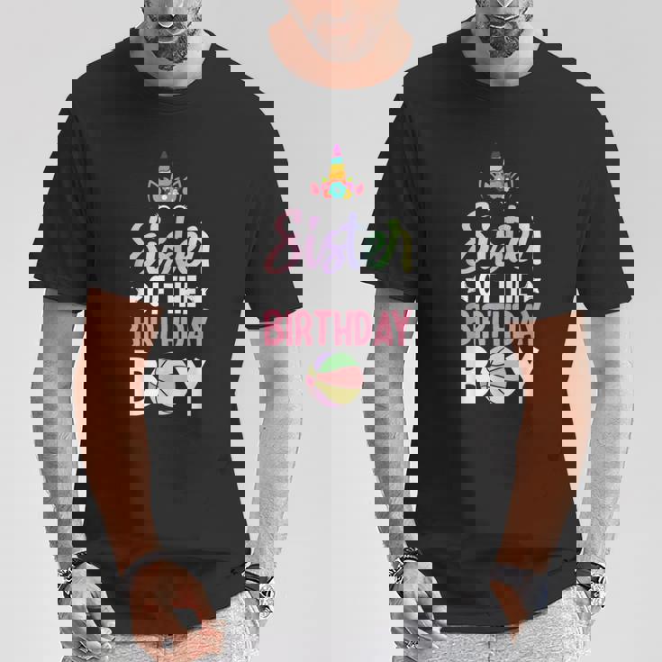 Jugador De Baloncesto Hermana Del Niño Cum Camiseta unisex Regalos divertidos