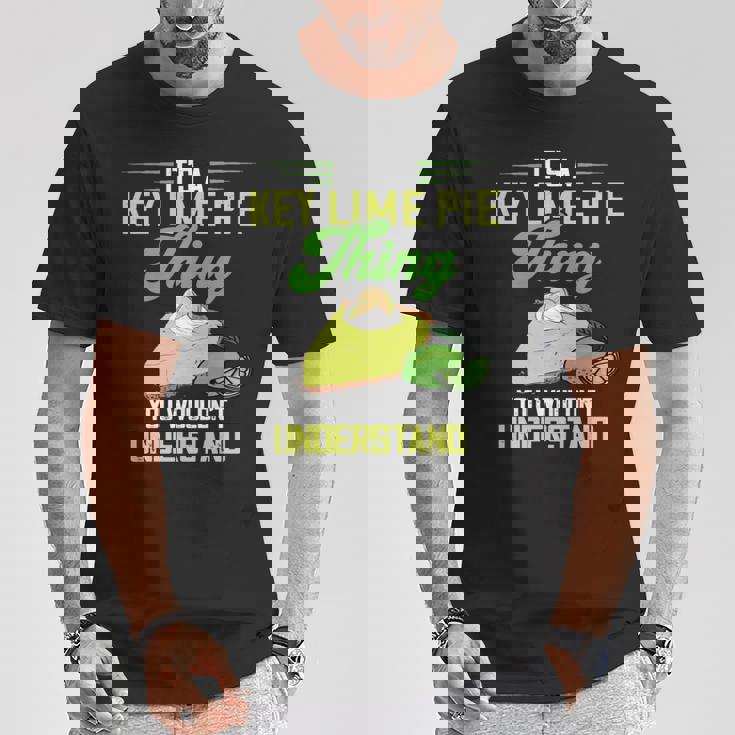 Key Lime Pie Thing レモンパイ デザート タルト フロリダパイ 長袖tシャツ Tシャツ 面白い贈り物