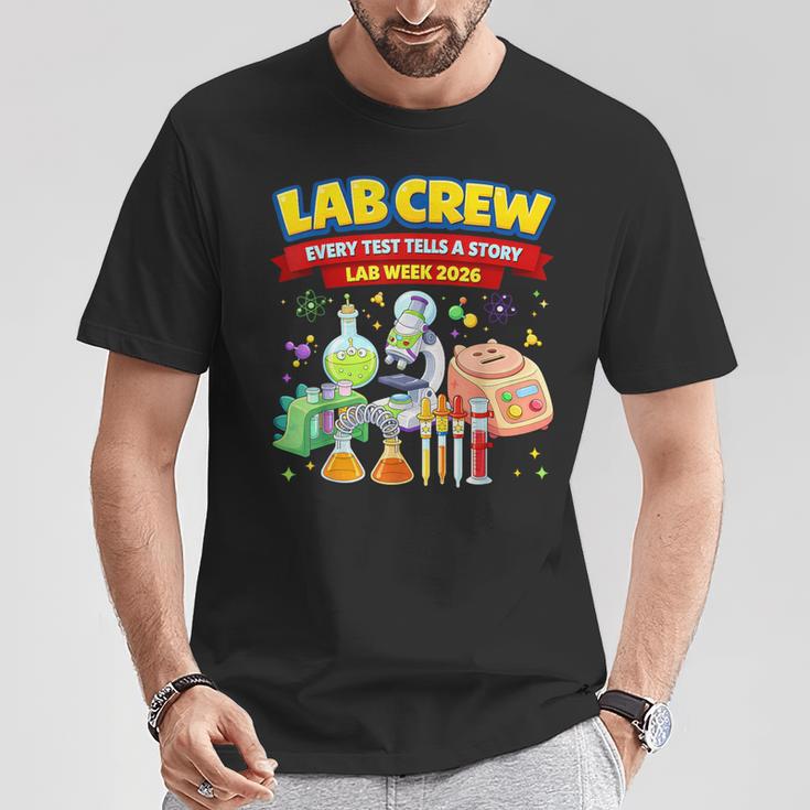 Lab Crew Science Team Medical Tech Lab Week Appreciation T-Shirt Unique Gifts