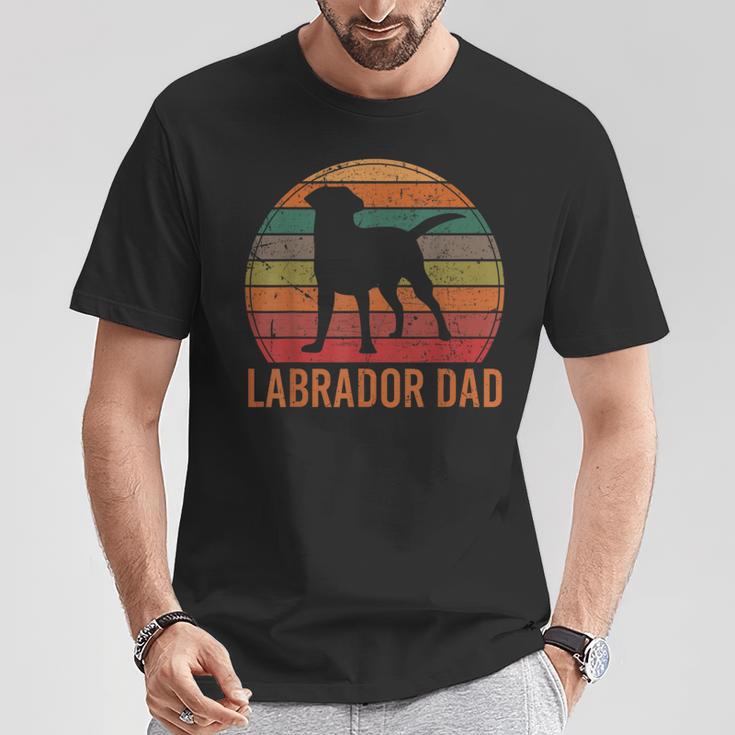 Labrador Papà Labbi Retriever Cane Razza Proprietario Maglietta Regalos divertidos