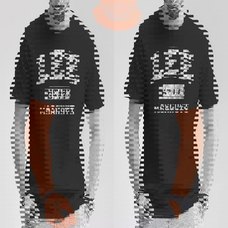 Lee Massachusetts Ma ビンテージ スポーツ 確立されたデザイン 長袖tシャツ Tシャツ 面白い贈り物