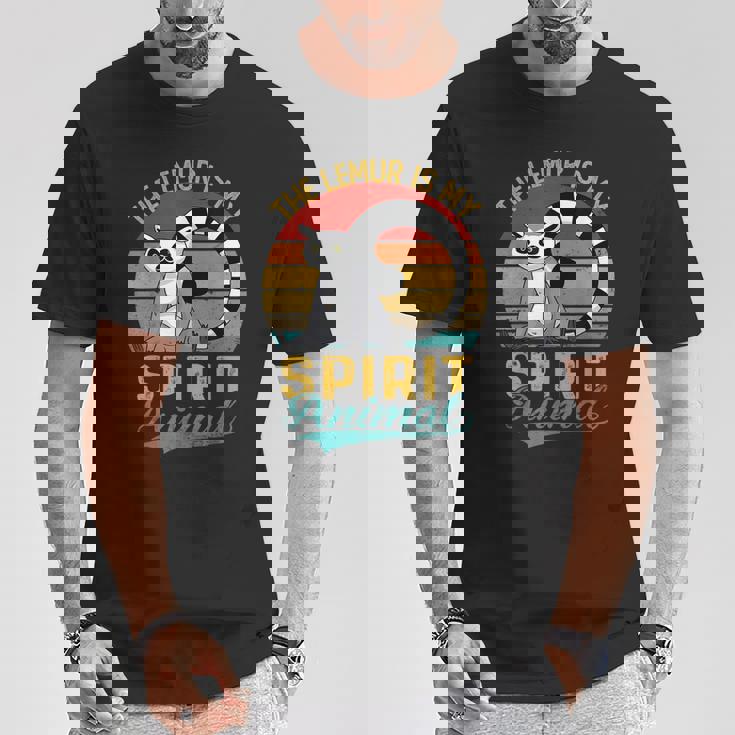 The Lemur Is Mypirit アニマルシャツ ファニーベンテージ キツネザル Tシャツ 面白い贈り物