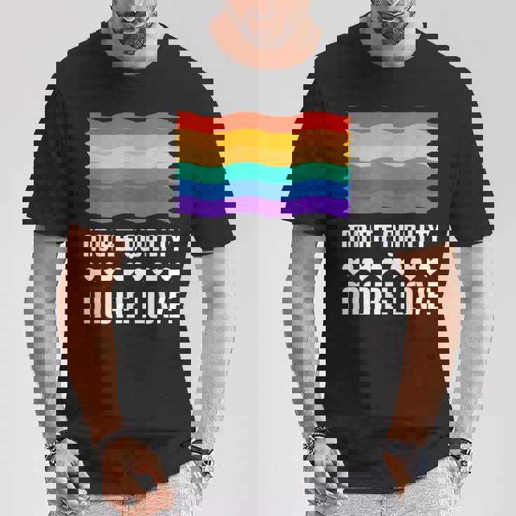 Lgbt More Equality More Lovetシャツ Lgbtq ゲイ レズビアン Lgbt Tシャツ 面白い贈り物