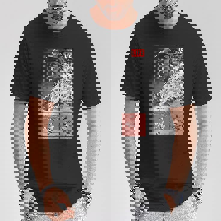 Life Picture Collection _ ジャッキー ロビンソン7 _ 野球 Tシャツ 面白い贈り物