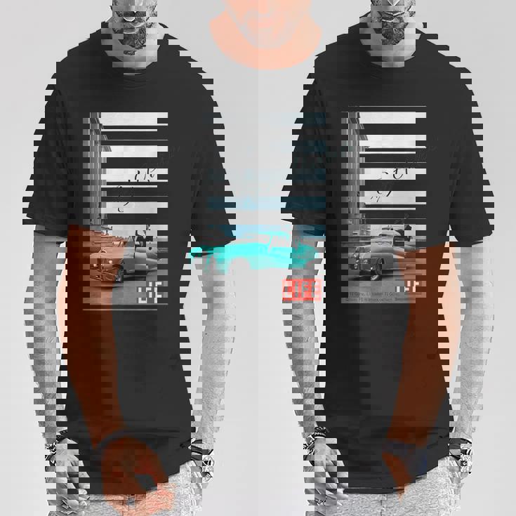 Life Picture Collection モデルと自動車 ／ エッフェル塔（1） Tシャツ 面白い贈り物