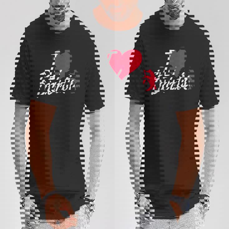 I Love Bachata Latin America ドミニカダンスレッスン Tシャツ 面白い贈り物