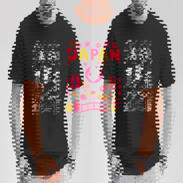 I Love Japan Folklore Nature & Culture Japan Graphic Tシャツ 面白い贈り物