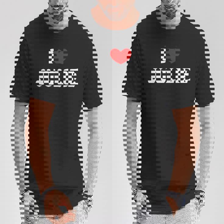 I Love Julie 私は愛する Julie Tシャツ 面白い贈り物