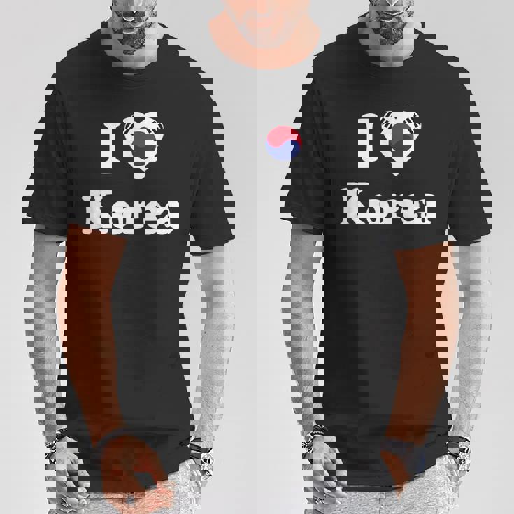 I Love Korea I Heart Korea 韓国 Tシャツ 面白い贈り物