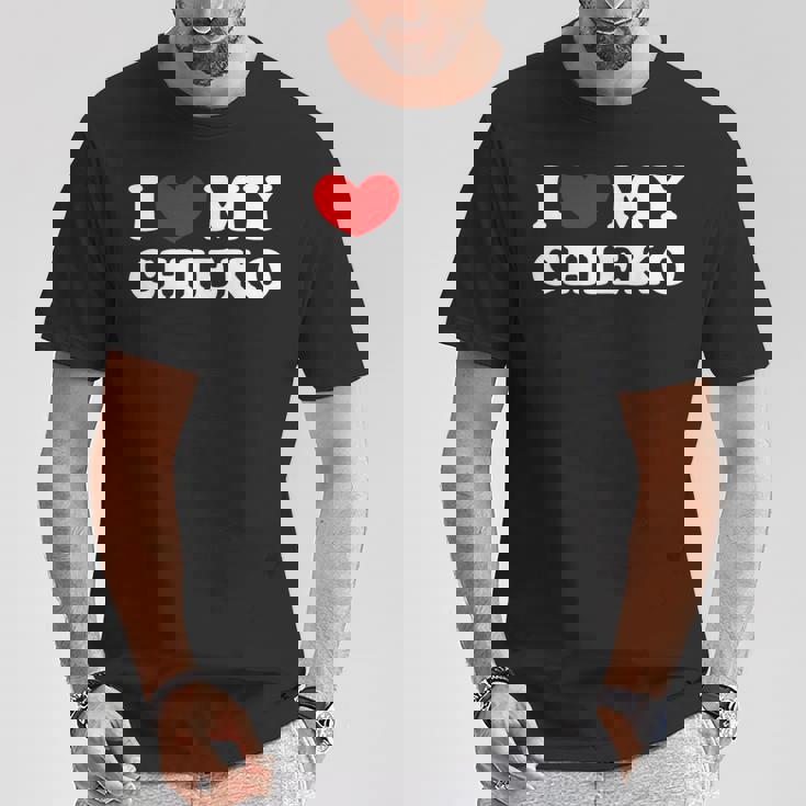 I Love My Chieko 私はチエコを愛しています Tシャツ 面白い贈り物