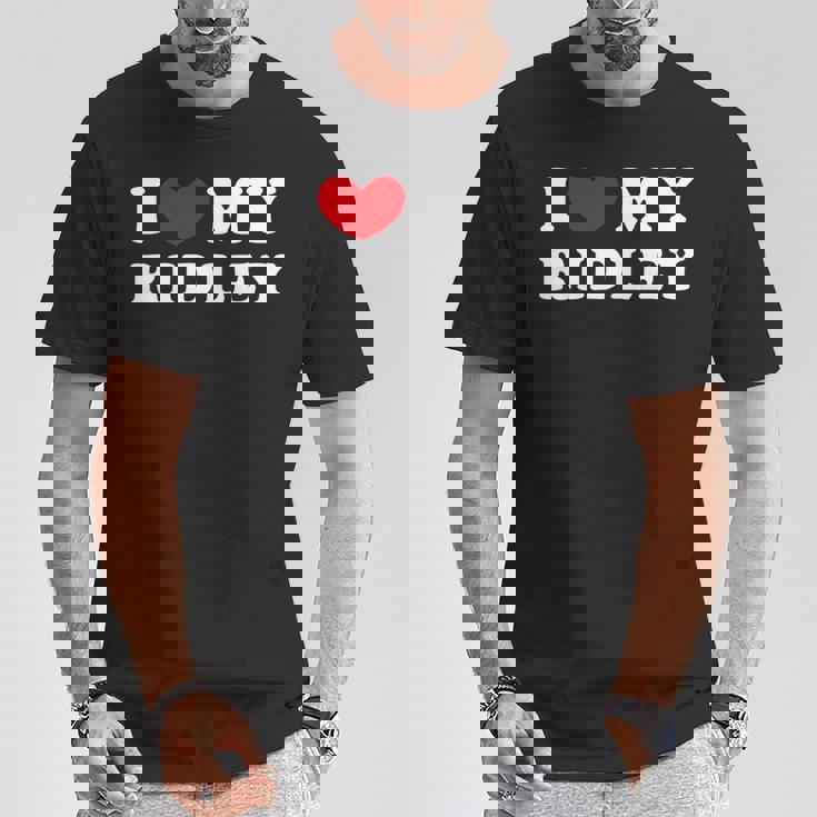 I Love My Ridley アイ・ラブ・マイ・リドリー 長袖tシャツ Tシャツ 面白い贈り物