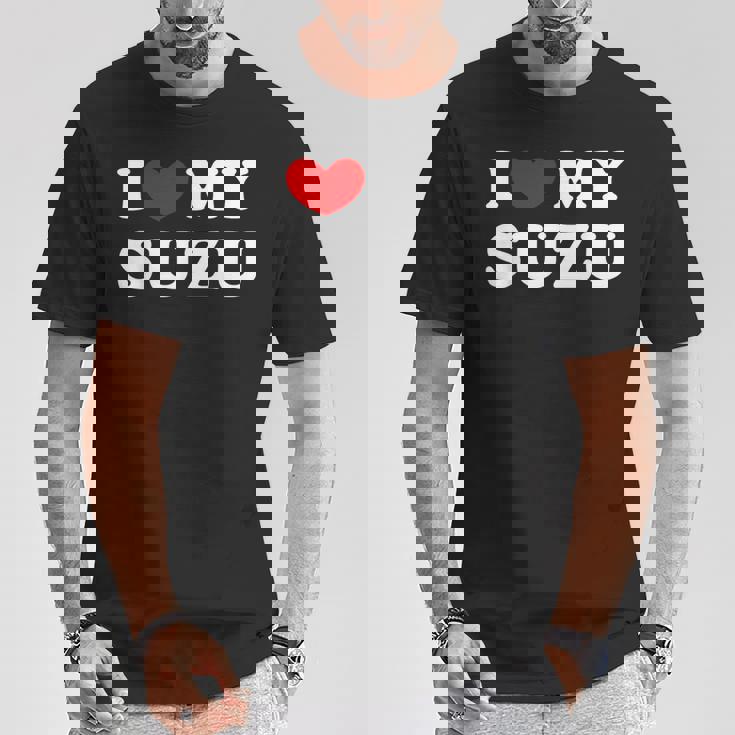I Love Myuzu すずちゃん大好き Tシャツ 面白い贈り物
