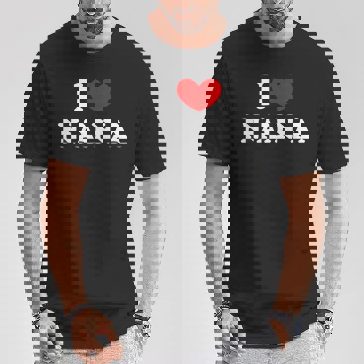 I Love Nana 私は愛する Nana Tシャツ 面白い贈り物