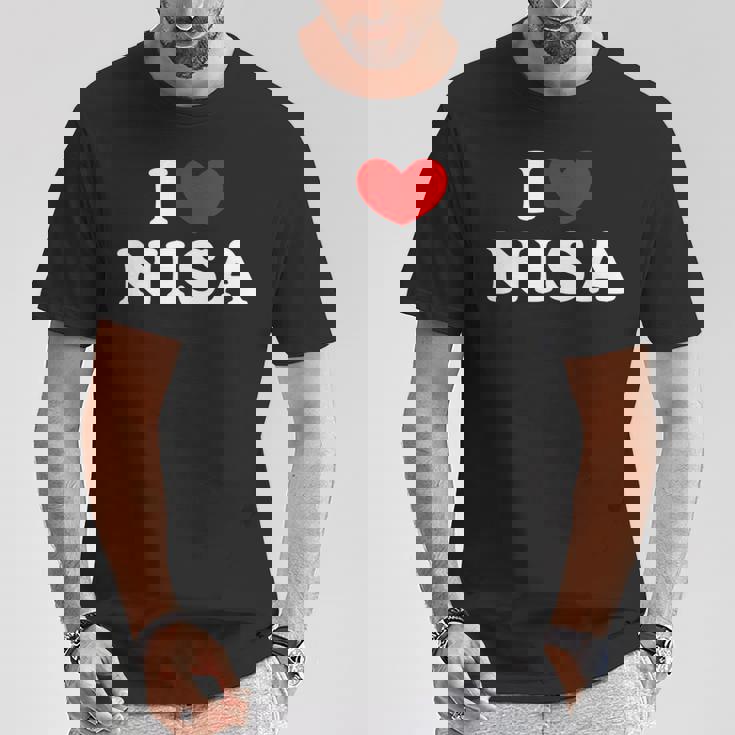 I Love Nisa 私は愛する Nisa Tシャツ 面白い贈り物