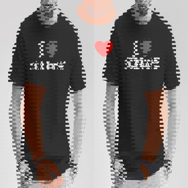 I Love ハート シュランツ ドイツテクノ Edm フェスティバル ダブステップ Tシャツ 面白い贈り物