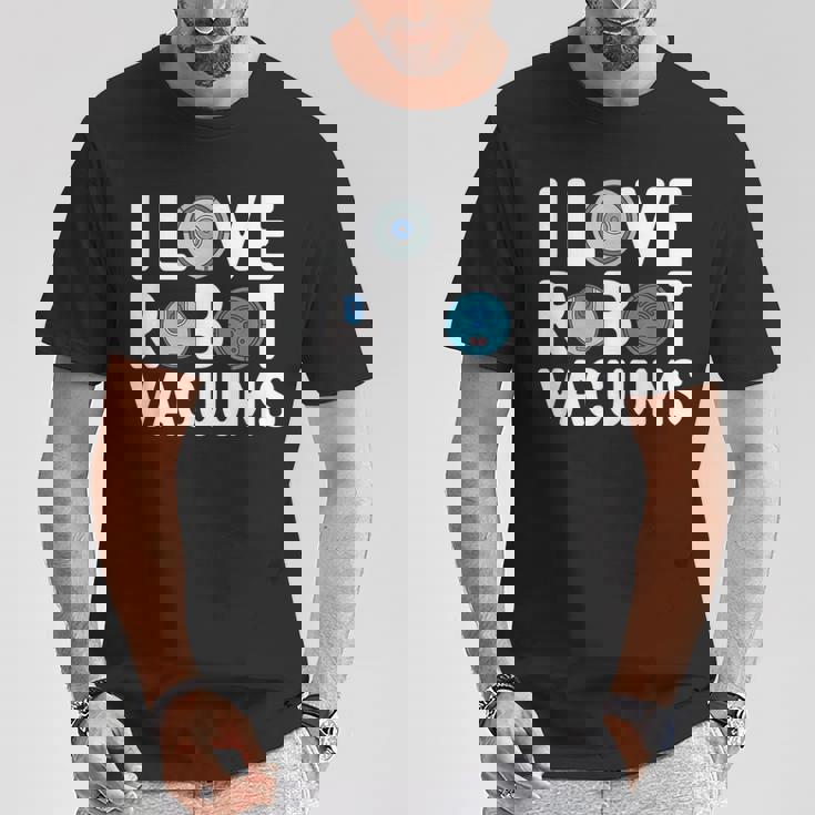I Love ロボット掃除機 ロボット・フーバー ロボット・フーバー Tシャツ 面白い贈り物