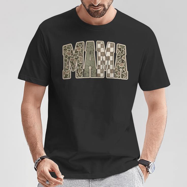 Mama Mommy Happy Mother's Day Mom Life Retro Camouflage T-Shirt Unique Gifts