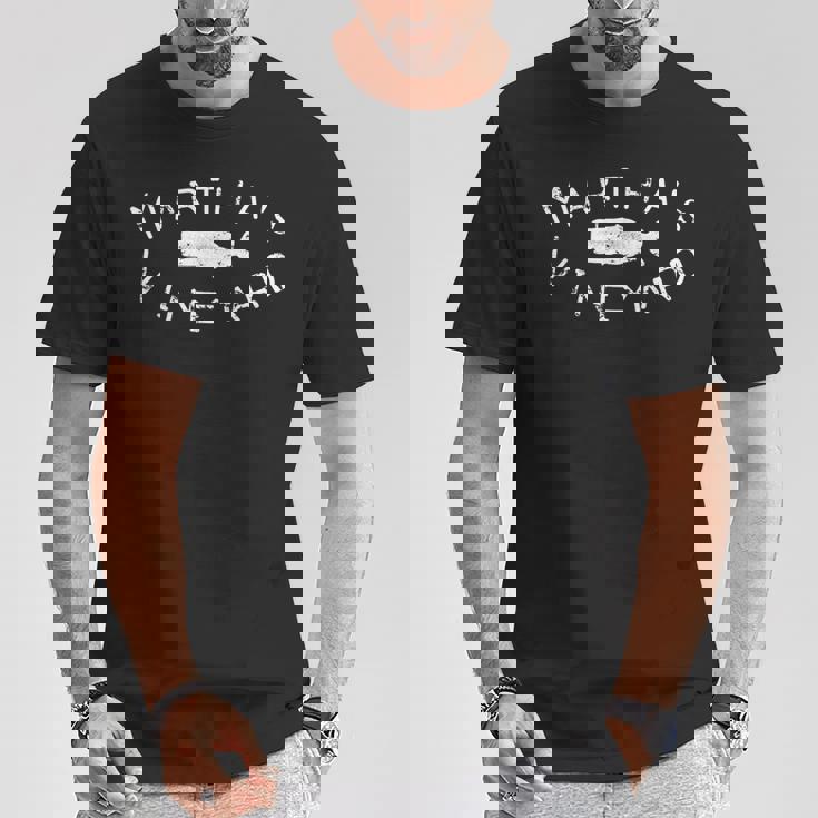 Martha'sineyardperm Whale アンティーク調tシャツ Tシャツ 面白い贈り物