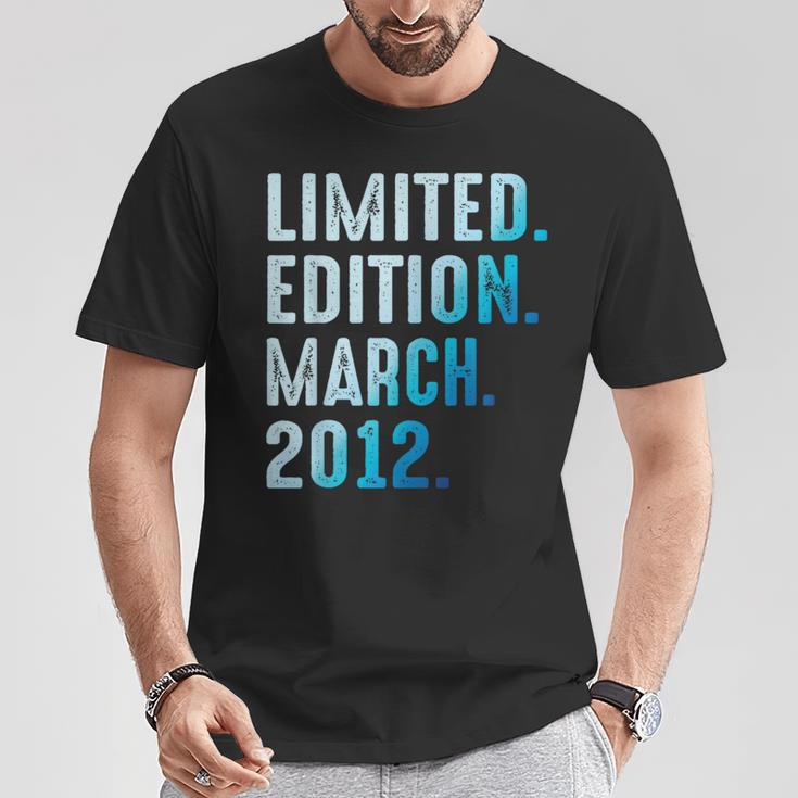 Marzo 2012 Año 2012 Cumpleaños 2012 Edición Limitada Camiseta unisex Regalos divertidos