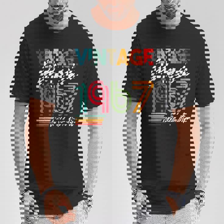 Marzo De 1967 Diseño De Cumpleaños Nacido En Marzo De 1967 Camiseta unisex Regalos divertidos