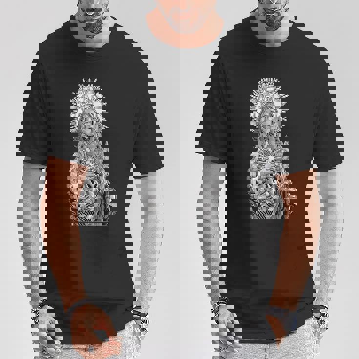 Mater Dolorosa 悲しみの聖母 聖母マリア カトリック Tシャツ 面白い贈り物