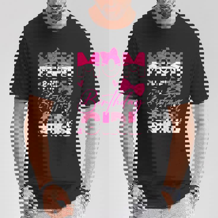 Mom Of The Birthday Girl Cat Kitty Family Matching T-Shirt Unique Gifts