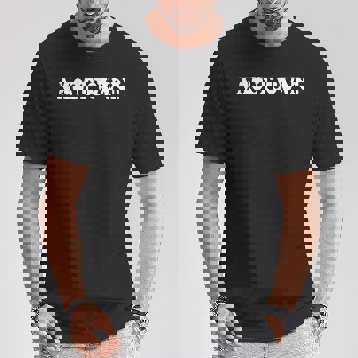 Motown ヴィンテージ風 デトロイト音楽好き Tシャツ 面白い贈り物