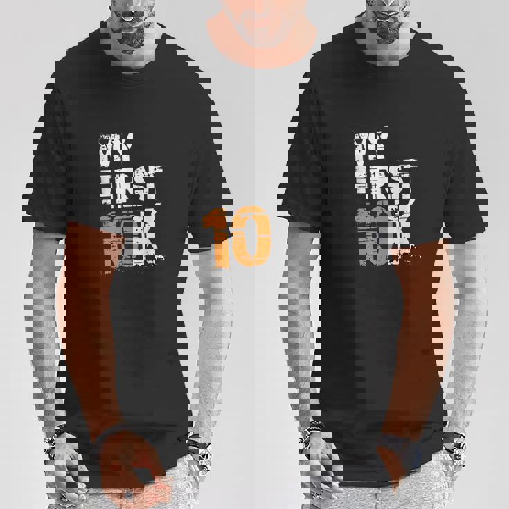 My First 10K 初心者達成マラソン Tシャツ 面白い贈り物