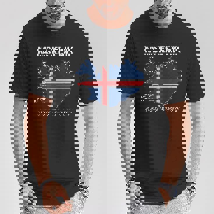 Nas Keflavik アイスランド Tシャツ 面白い贈り物