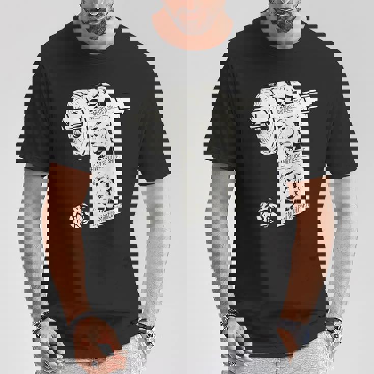 No More Bullshit アンチトランプ大統領選挙トイレットペーパー Tシャツ 面白い贈り物