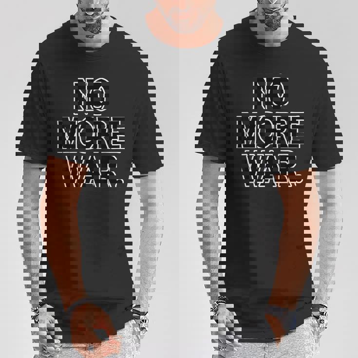 No More War【戦争は いらない】反戦 Tシャツ 面白い贈り物