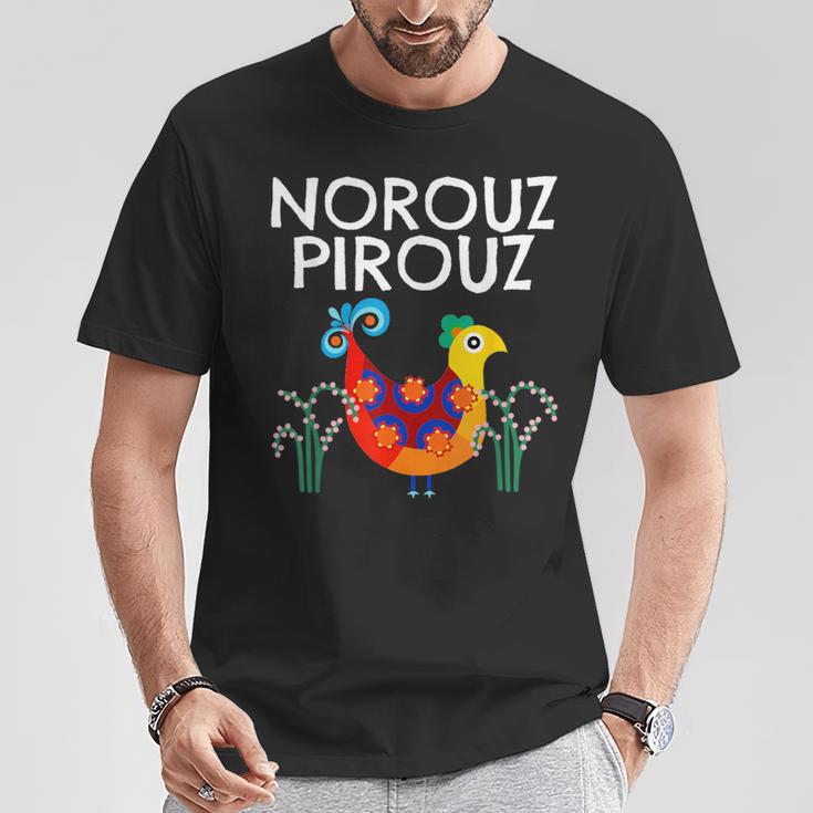 Norouz Pirouz Persa Año Nuevo Iraní Primavera Equinoccio Nowruz Camiseta unisex Regalos divertidos