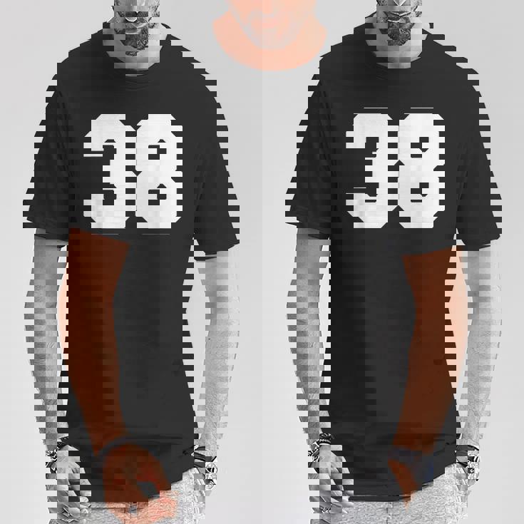 Number 38Ports Jersey Player 38 Fan Front Printarsity Tシャツ 面白い贈り物