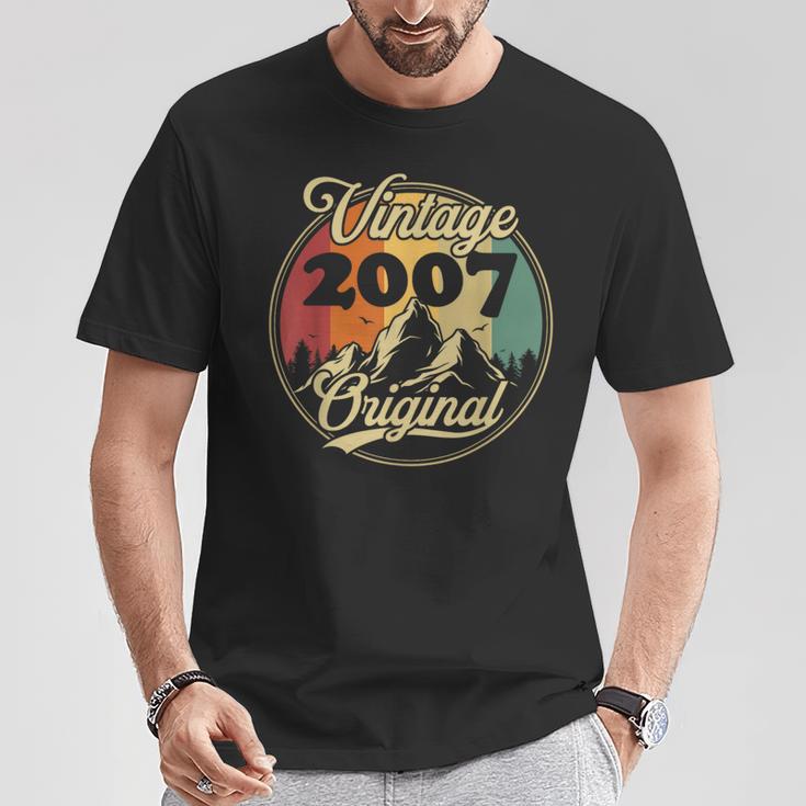 Original 2007Intage Cadeau D'anniversaire Rétro 18 Ans T-Shirt Cadeaux drôles