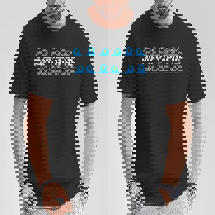 Party Or Die Party Parrot キュート オタク クール アート ギフト Tシャツ 面白い贈り物