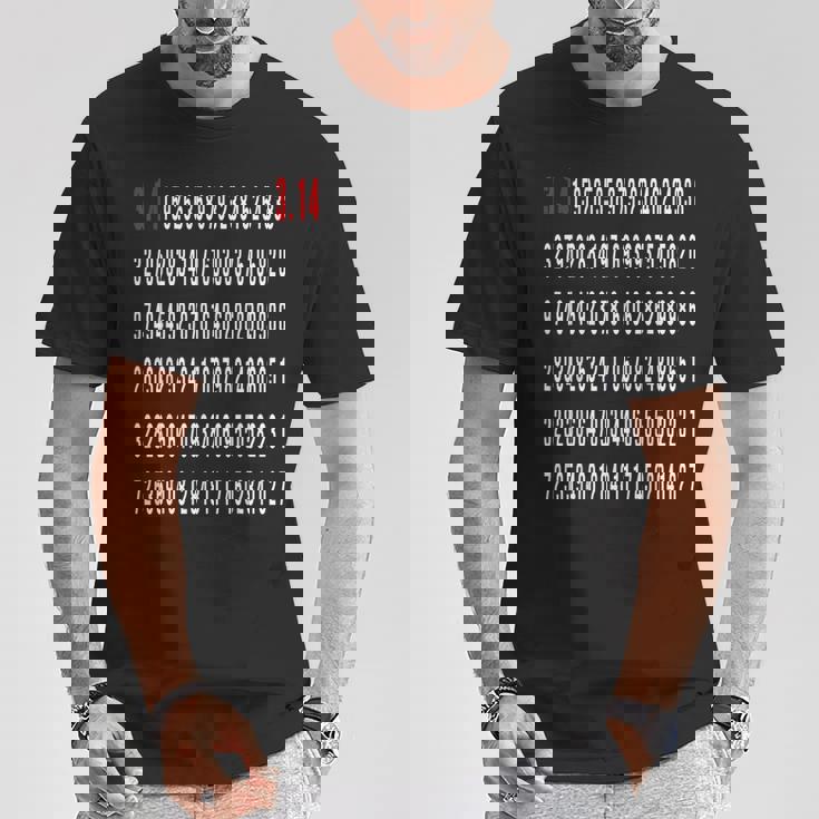 Pialor Exacto Divertido Profesor De Matemáticas 314 Nerd Hombres Es Niños Camiseta unisex Regalos divertidos