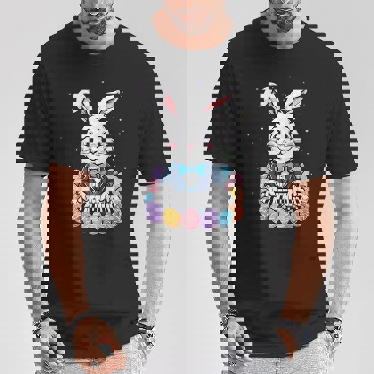 Pianiste Pianiste Pâques Lapin Oeufs Mignon Printemps T-Shirt Cadeaux drôles