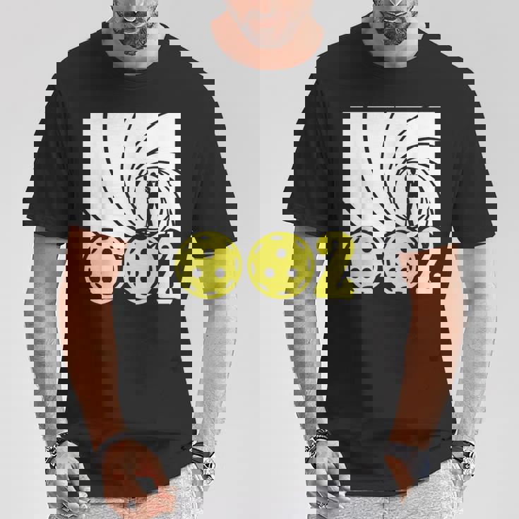 Pickleball 002 スパイパロディ 面白いピックルボールパドルプレーヤー Tシャツ 面白い贈り物