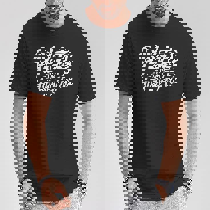 Pilates Is My Happy Hour For Instructors Tシャツ 面白い贈り物