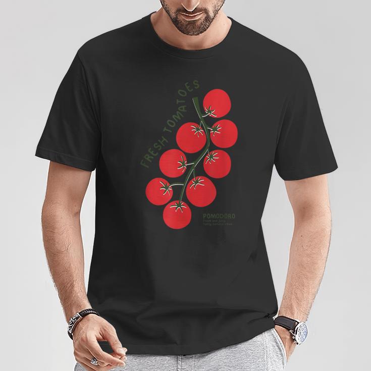 Pomodori Freschi Fresh Tomatoes Italianummer Tomatoes Tシャツ 面白い贈り物