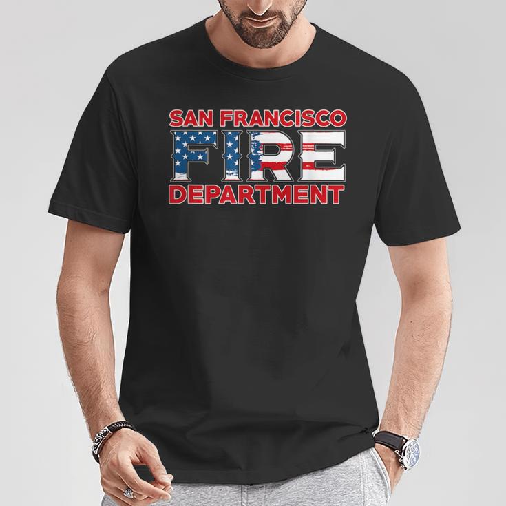 Pompiers Dean Francisco Californie T-Shirt Cadeaux drôles