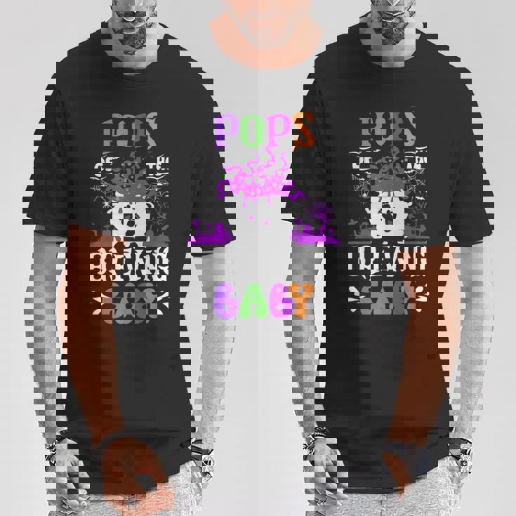 Pops Of The Brewing Baby Dad To Be Halloween T-Shirt Unique Gifts