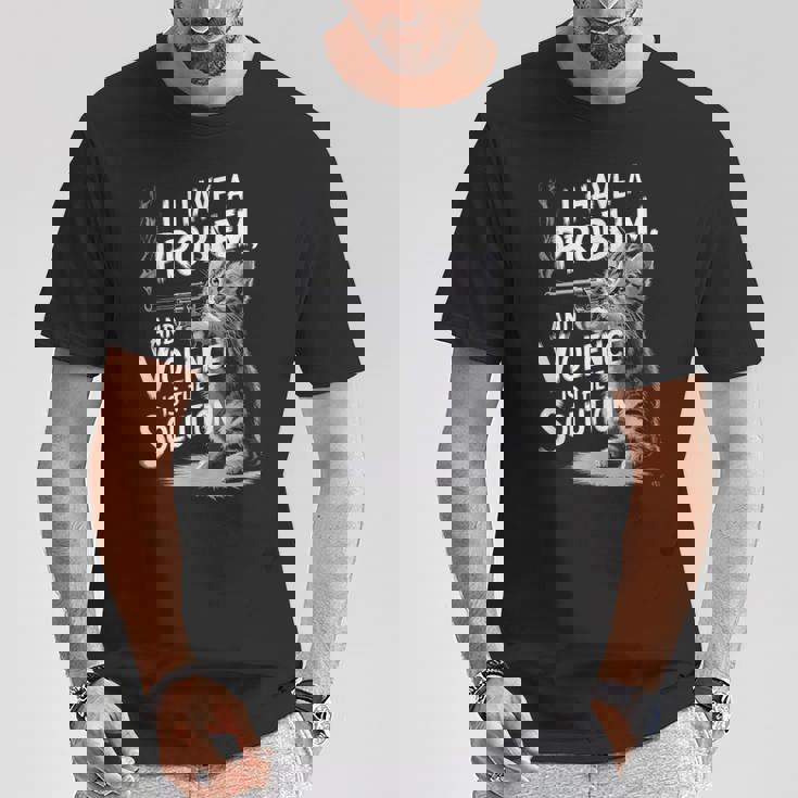 Problem Cat I Have A Problem Edgy Cat Tシャツ 面白い贈り物