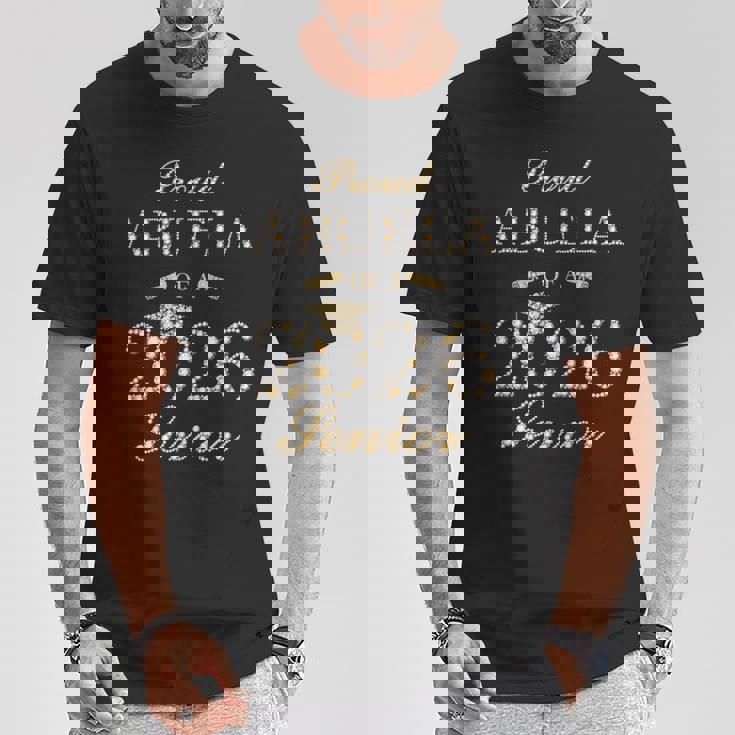 Proud Abuela Of A 2026 シニア 卒業 長袖tシャツ Tシャツ 面白い贈り物