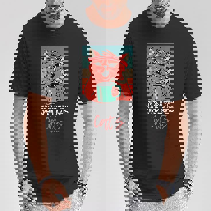 Rad Techは猫、放射線ヴィンテージ猫おもしろさんを愛しています Tシャツ 面白い贈り物