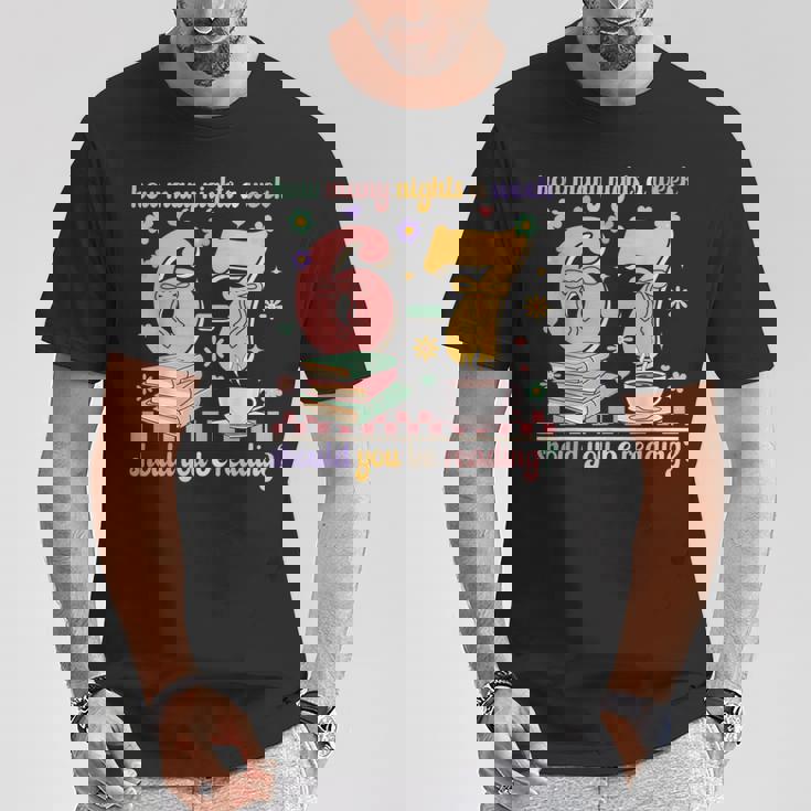 Reading 67 Teacher Six Seven Reading 6 7 Book Lover T-Shirt Unique Gifts