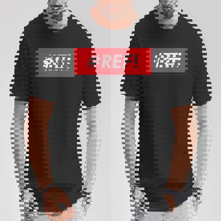 Ref Excel参照エラーミーム 長袖tシャツ Tシャツ 面白い贈り物