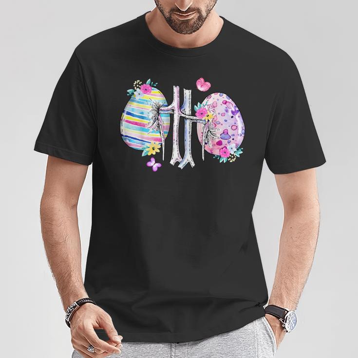 Rein Floral Dialyse Œuf De Pâques Infirmière Technicienne En Dialyse T-Shirt Cadeaux drôles