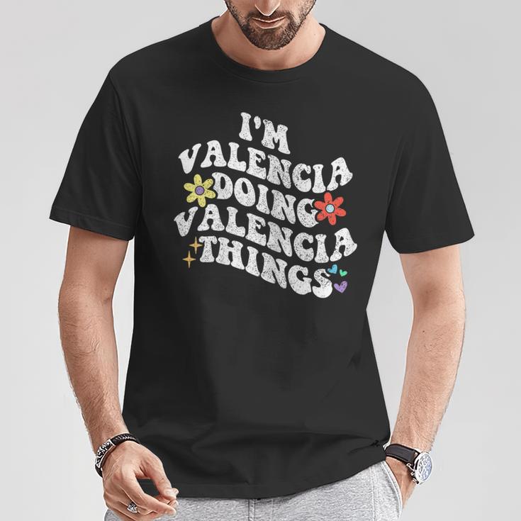 Retro Groovy Imalencia Haciendoalencia Cosas Divertidas Camiseta unisex Regalos divertidos