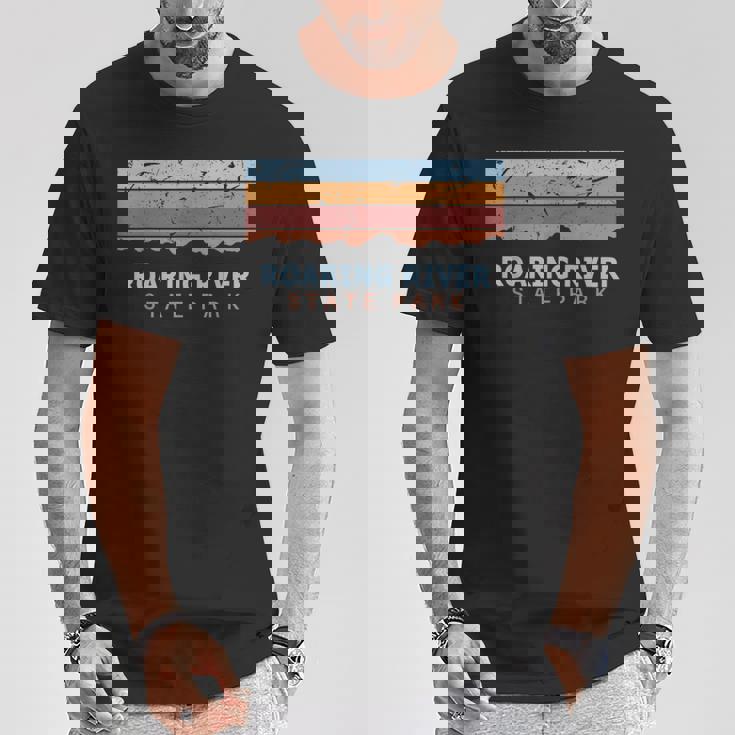 Roaring Rivertate Park ミズーリ州立公園 レトロ クール Tシャツ 面白い贈り物